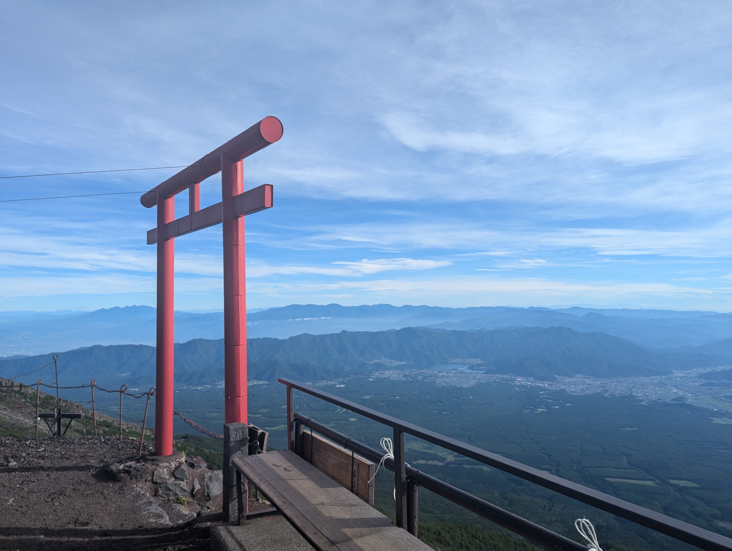 富士山からの眺望
